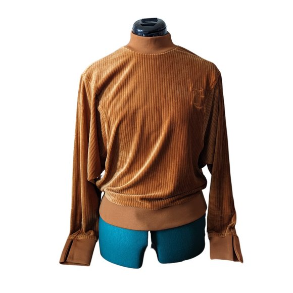 Juicy Couture Angled Velour Pullover in California Sunrise Size S - Picture 2 of 4